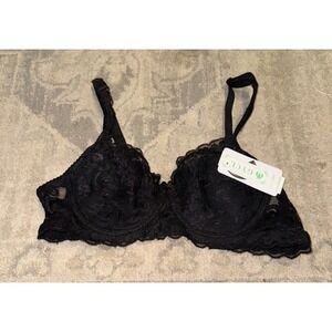 GYCL Womens Lace Underwire Bra Black Size 36B Style 2004 Padded Underwire New